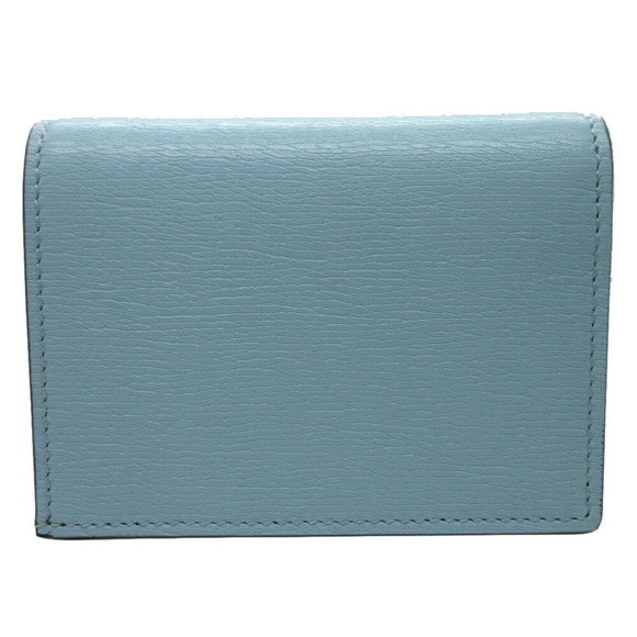 Gucci Bananya Banana Rainbow Star Bifold Wallet Leather Blue Light - Picture 3 of 9